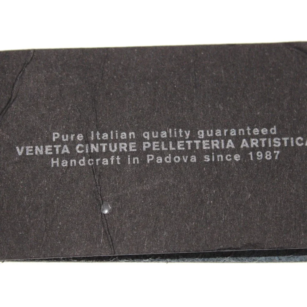 Veneta Cinture NWT Classic Belt Size 105 (US 40) in Black Leather
